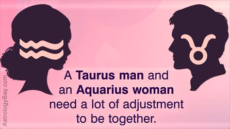 aquarius man dating a taurus woman